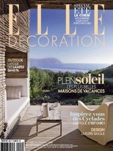 couverture ELLE deco juillet aout 2014